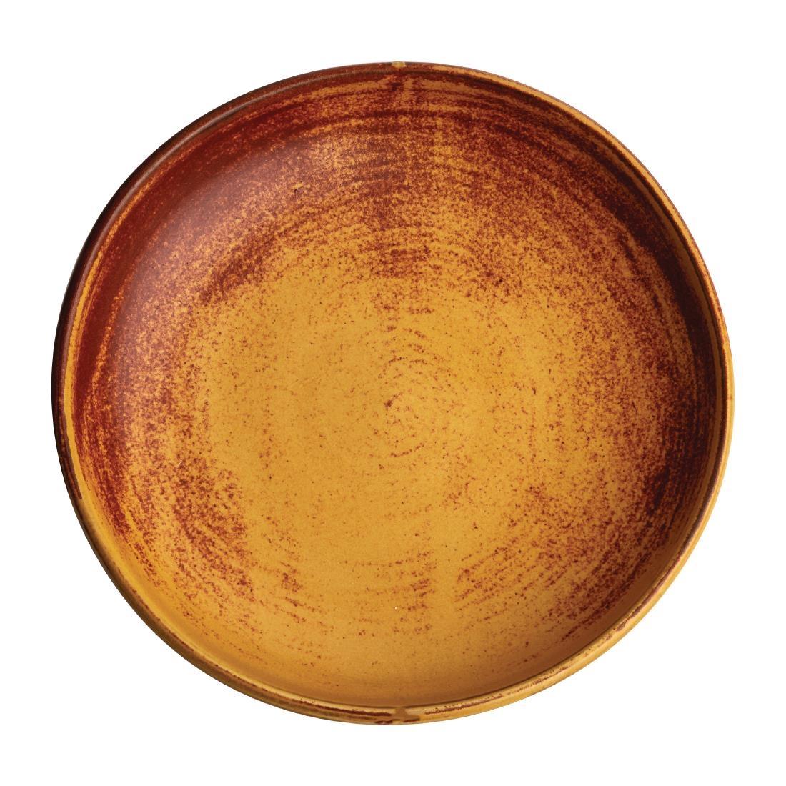 Olympia Canvas Coupe Bowl Sienna Rust 230mm (Pack of 6) - FA313  - 1