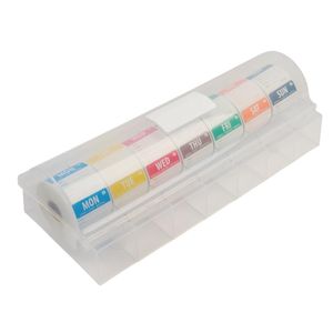 Removable Colour Coded Food Labels with 2" Dispenser - S811  - 1