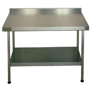 Franke Sissons Stainless Steel Wall Table with Upstand 1500x600mm - P077  - 1