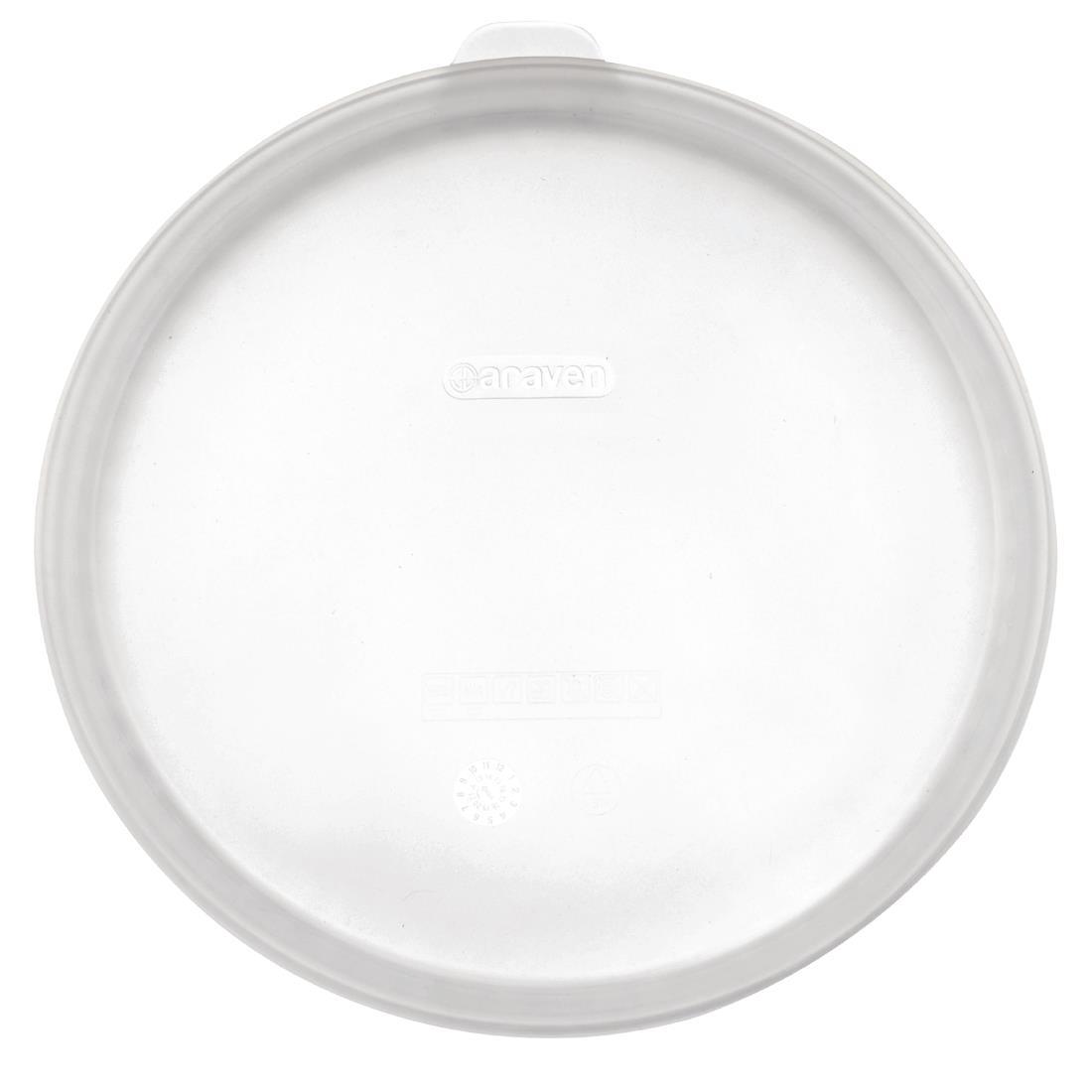 Araven Round Silicone Lid Clear 235mm - FP931  - 1