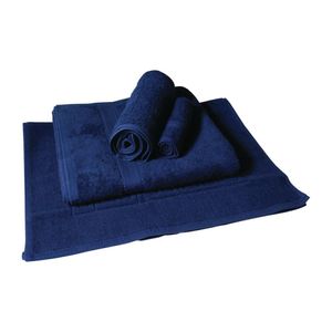 Mitre Essentials Nova Colour Towel Set Navy - HB538  - 1