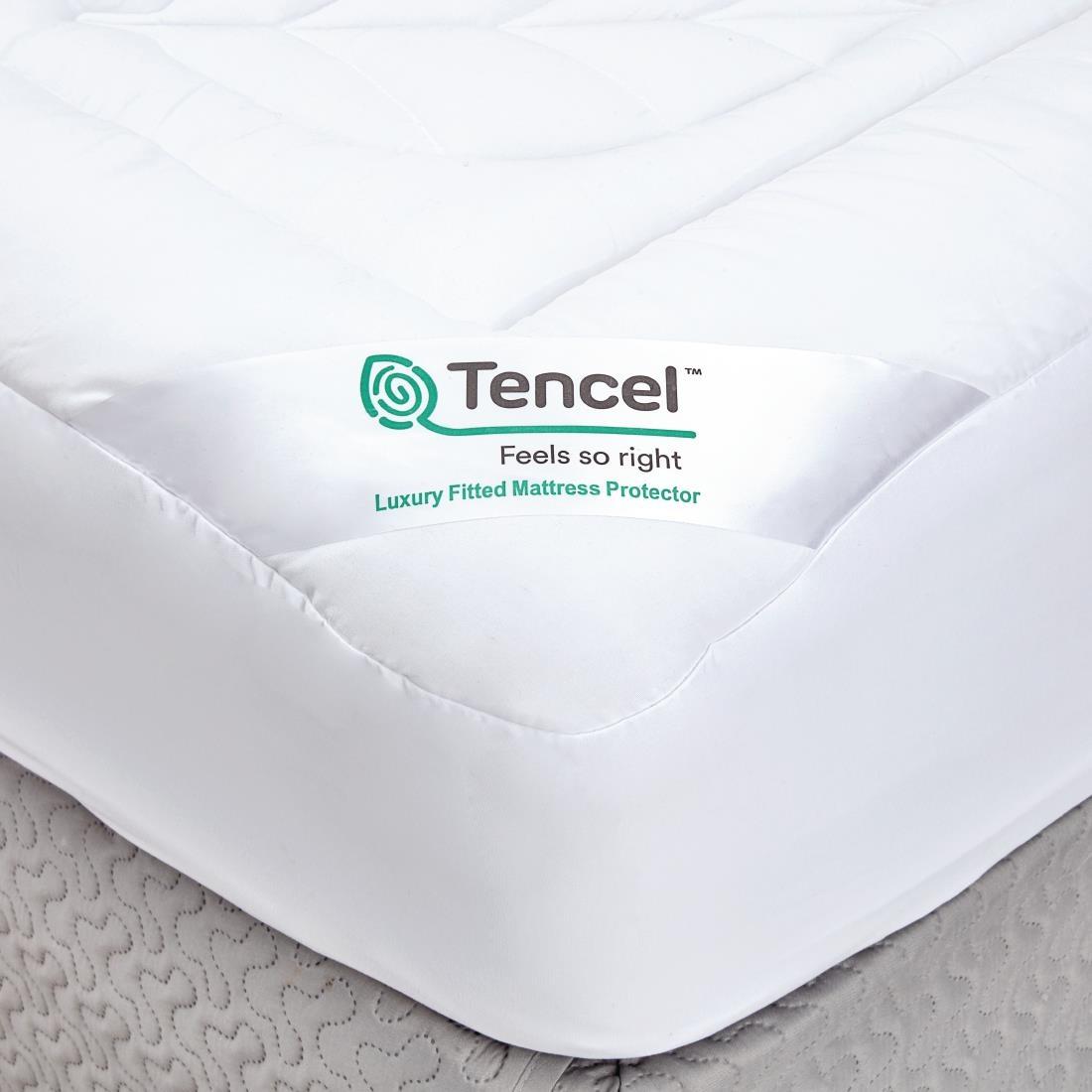 Mitre Luxury Tencel Fitted Mattress Protector Metric King - GU543  - 1