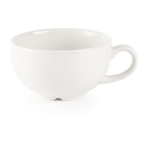 Churchill Plain Whiteware Cappuccino Cups 227ml (Pack of 24) - P882  - 1