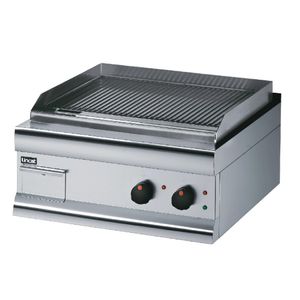 Lincat Silverlink 600 Ribbed Dual zone Electric Griddle GS6/TFR - F924  - 1