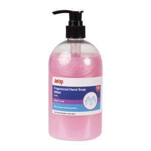 Jantex Fragranced Hand Soap Pink Pearl Ready To Use 450ml - FE790  - 1