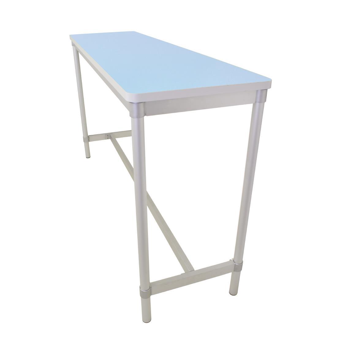 Gopak Enviro Indoor Pastel Blue Rectangle Poseur Table 1200mm - DG131-PB  - 2