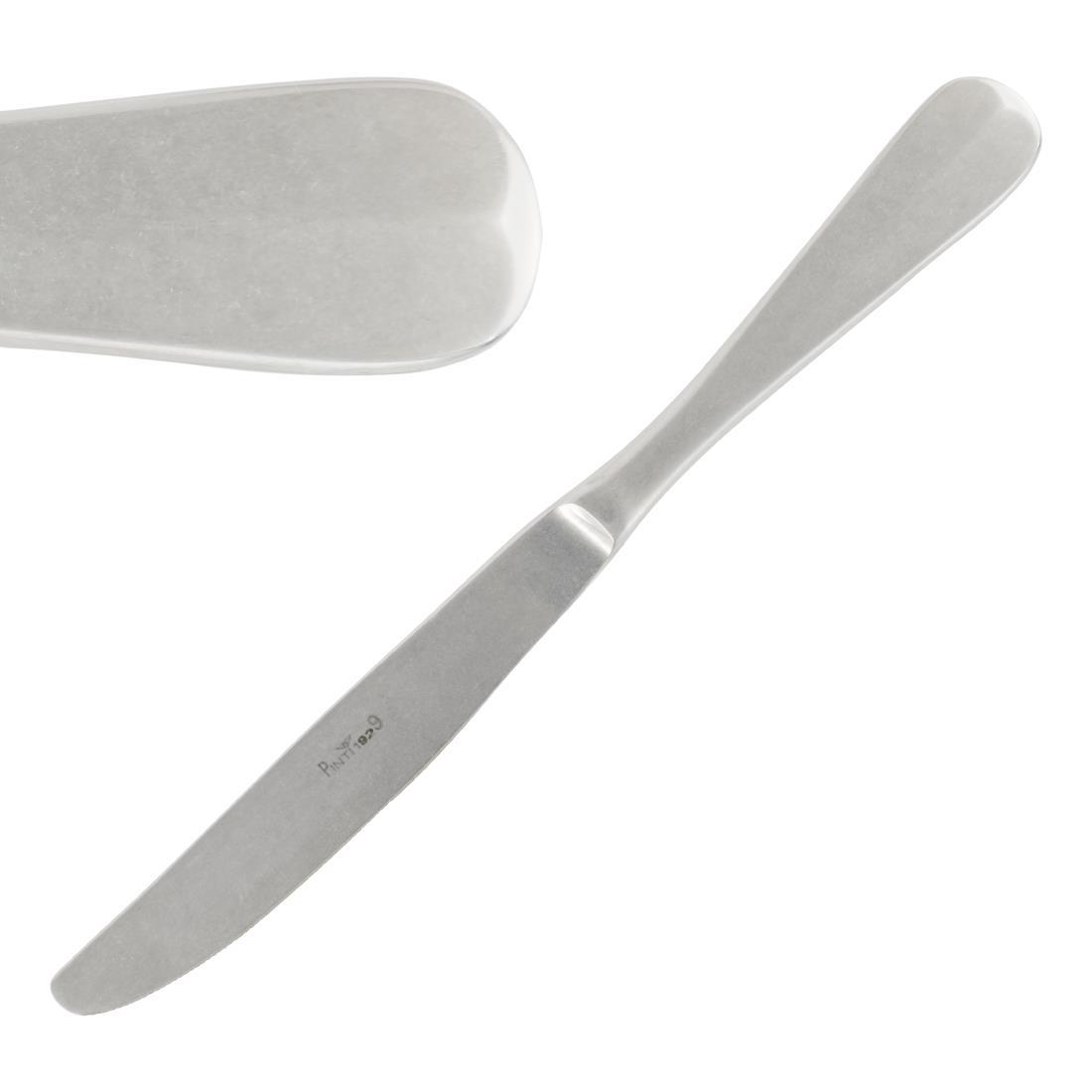 Pintinox Baguette Stonewashed Dessert Knife (Pack of 12) - GN785  - 1