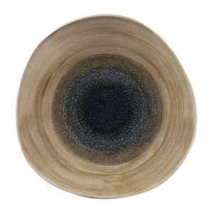Churchill Stonecast Aqueous Organic Round Plates Bayou Taupe 286mm (Pack of 12) - FC177  - 1