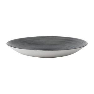 Churchill Stonecast Aqueous Deep Coupe Plates Grey 279mm (Pack of 12) - FD855  - 1