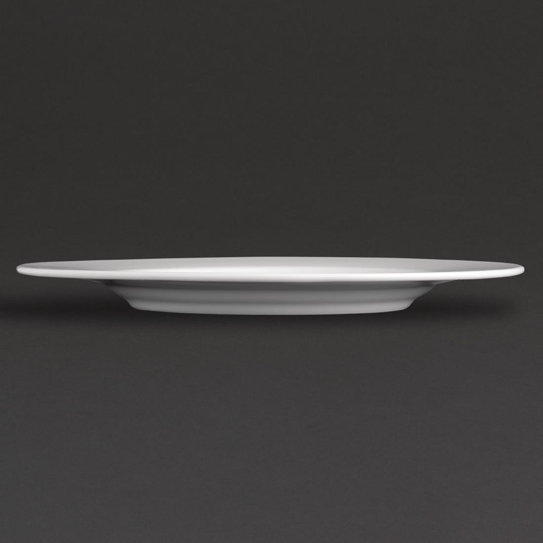 Royal Porcelain Maxadura Wide Rim Flat Plate 285mm (Pack of 12) - GT910  - 2