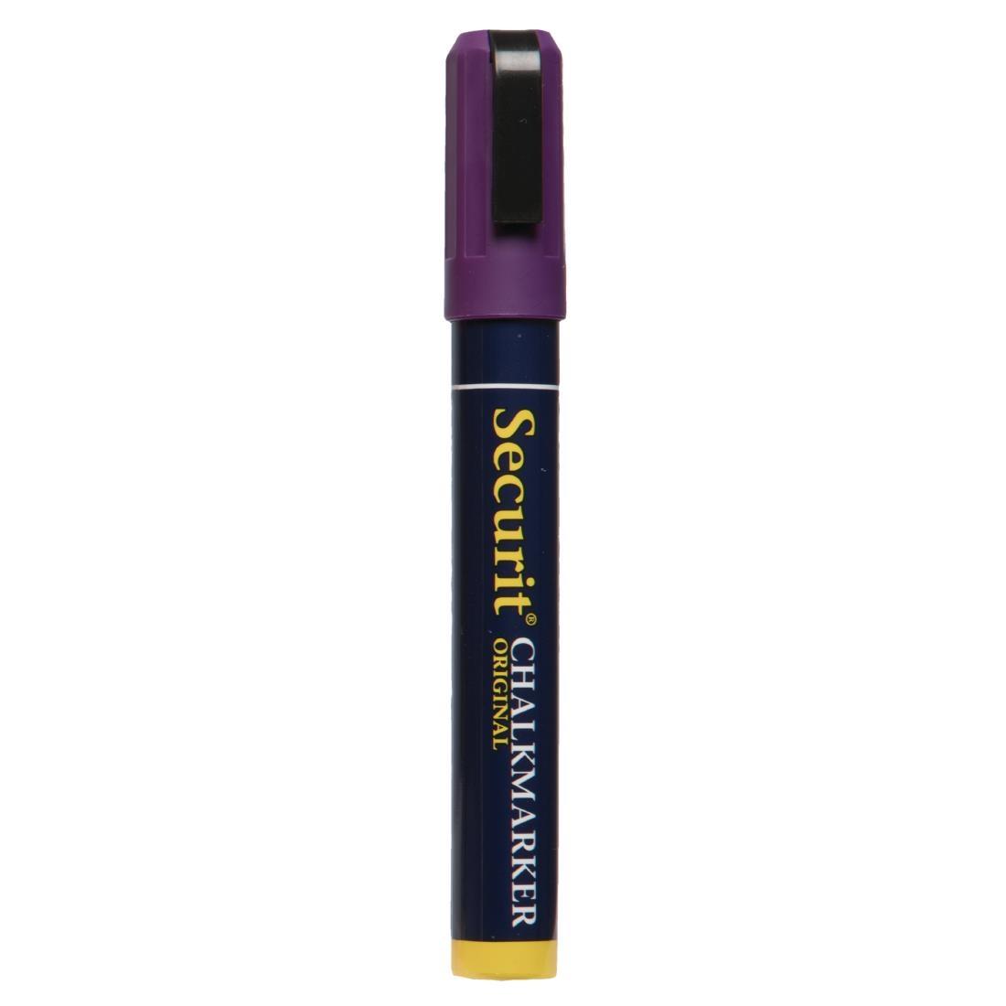 Securit 6mm Liquid Chalk Pen Purple - P527  - 2