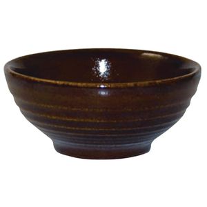 Churchill Bit on the Side Brown Ripple Snack Bowls 102mm (Pack of 12) - DL409  - 1
