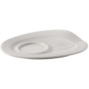 Revol Froisses Espresso Saucers White 130mm (Pack of 6) - GD269  - 1