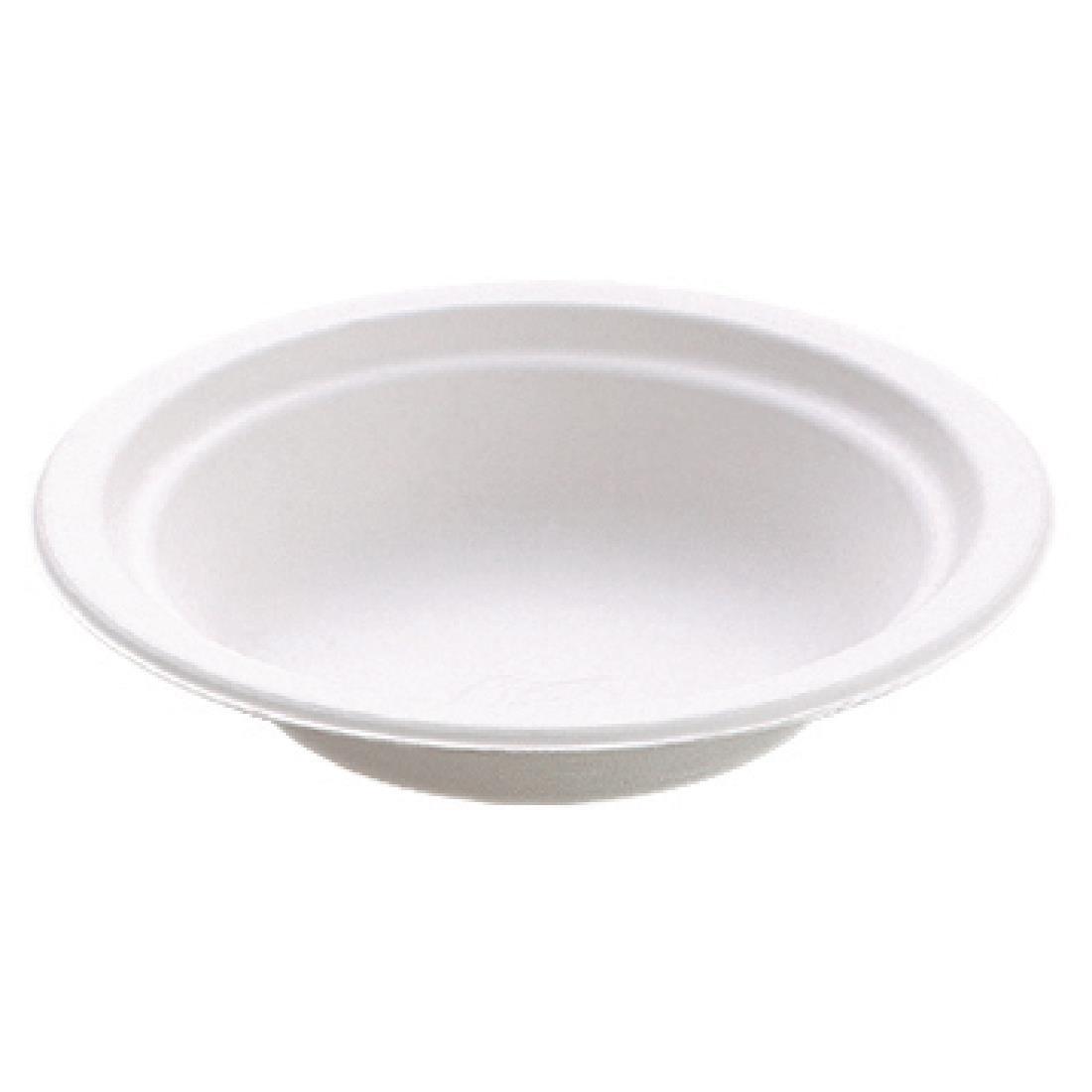 Huhtamaki Compostable Moulded Fibre Chinet Bowls 16oz (Pack of 125) - CM152  - 1