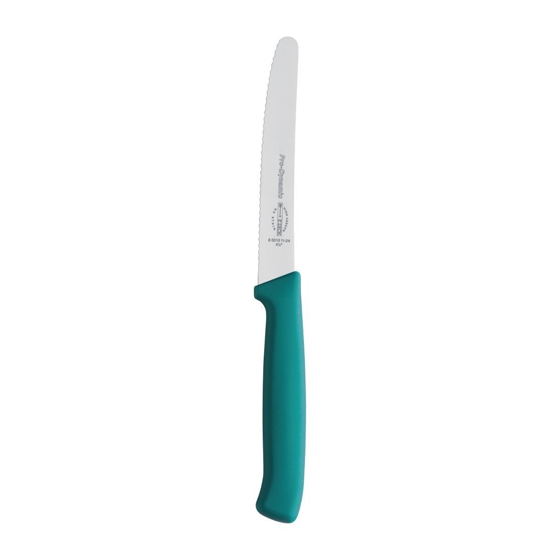 Dick Pro Dynamic Serrated Utility Knife Turquoise 11cm - CR156  - 2