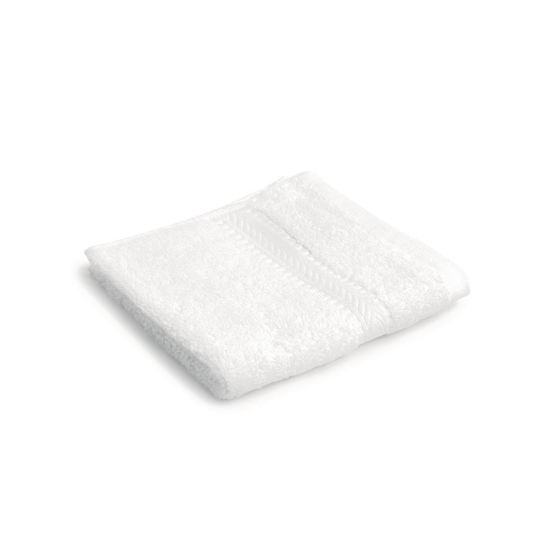Mitre Comfort Nova Face Cloth White (Pack of 10) - HB616  - 1