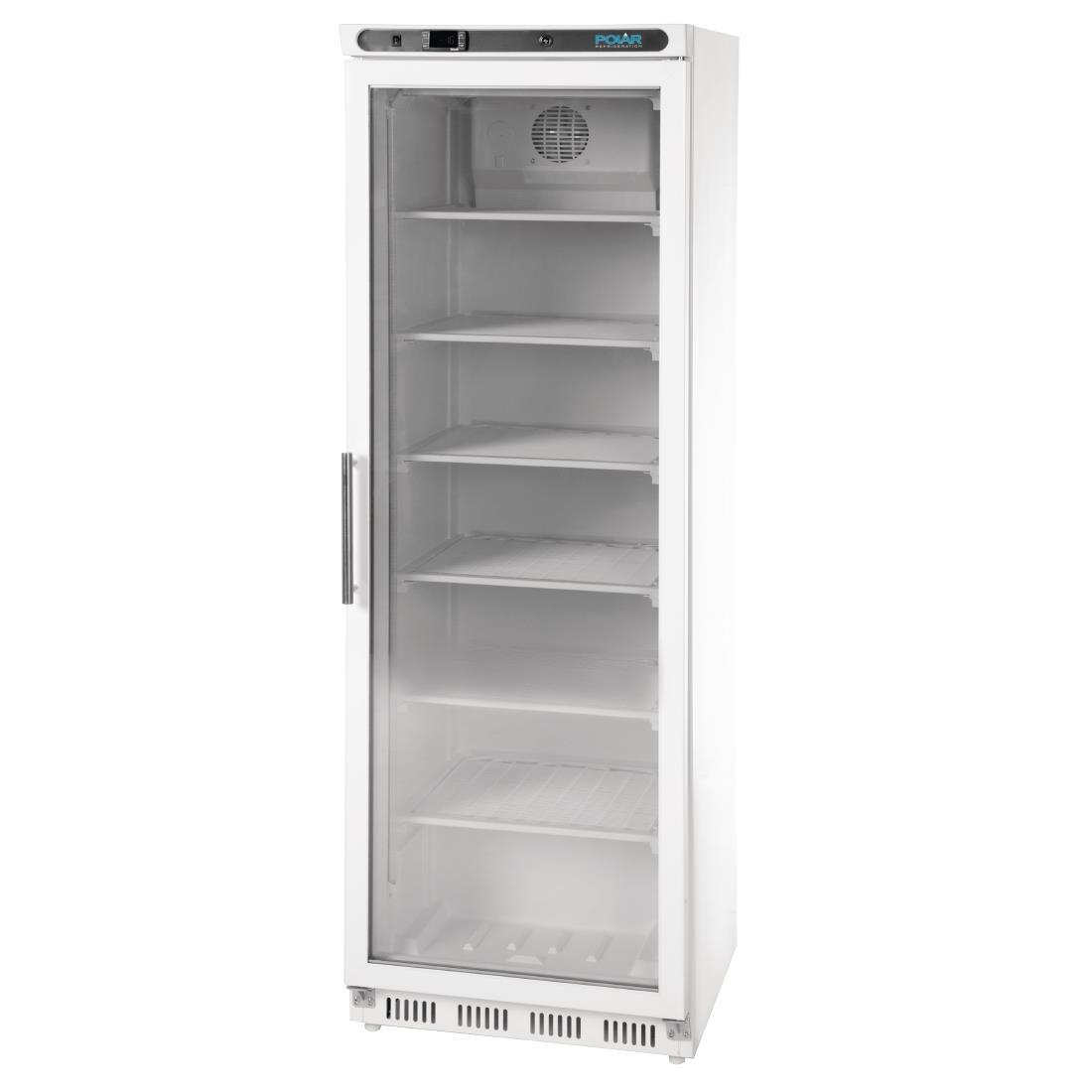 Polar C-Series Glass Door Display Freezer 365Ltr White - CB921  - 6