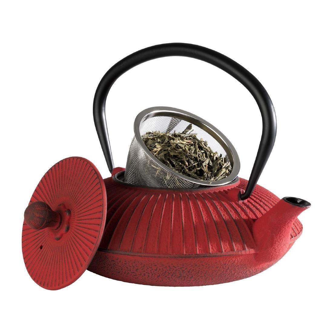 APS Asia Teapot Red 195 x 180mm - FT142  - 2