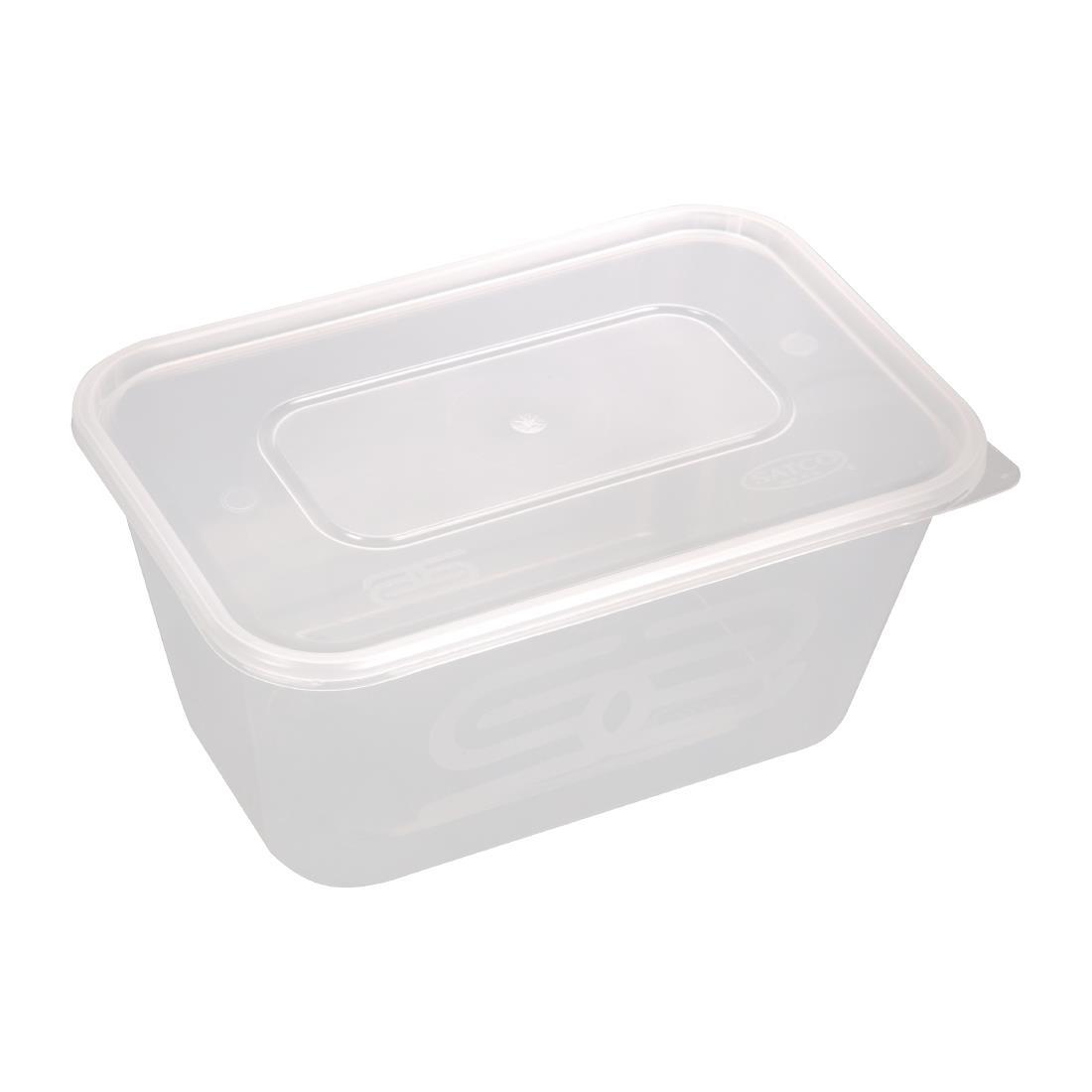 Premium Takeaway Food Containers With Lid 1000ml / 35oz (Pack of 250) - FC093  - 1