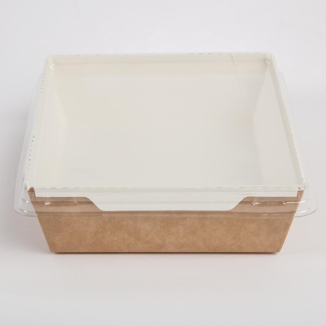 Colpac Fuzione Recyclable Paperboard Food Trays With Lid 1000ml / 35oz - FA376  - 3