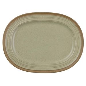 Churchill Igneous Stoneware Oval Plates 320mm (Pack of 6) - CD140  - 1