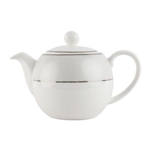Royal Bone Afternoon Tea Silverline Tea Pot 750ml (Pack of 1) - FB733  - 1