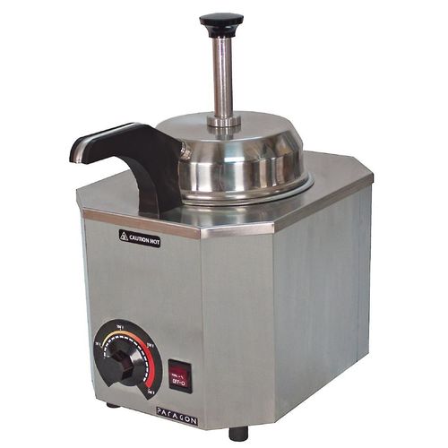 JM Posner Hot Sauce Dispenser with Heated Nozzle 0.9Ltr - DM332  - 1