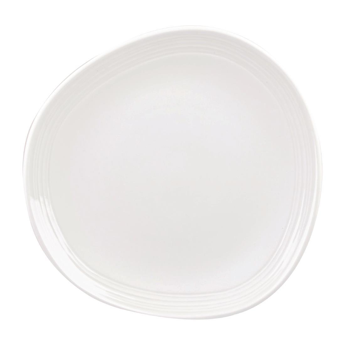 Churchill Discover Round Plates White 186mm (Pack of 12) - CS067  - 2