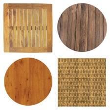 Wood Effect Table Tops