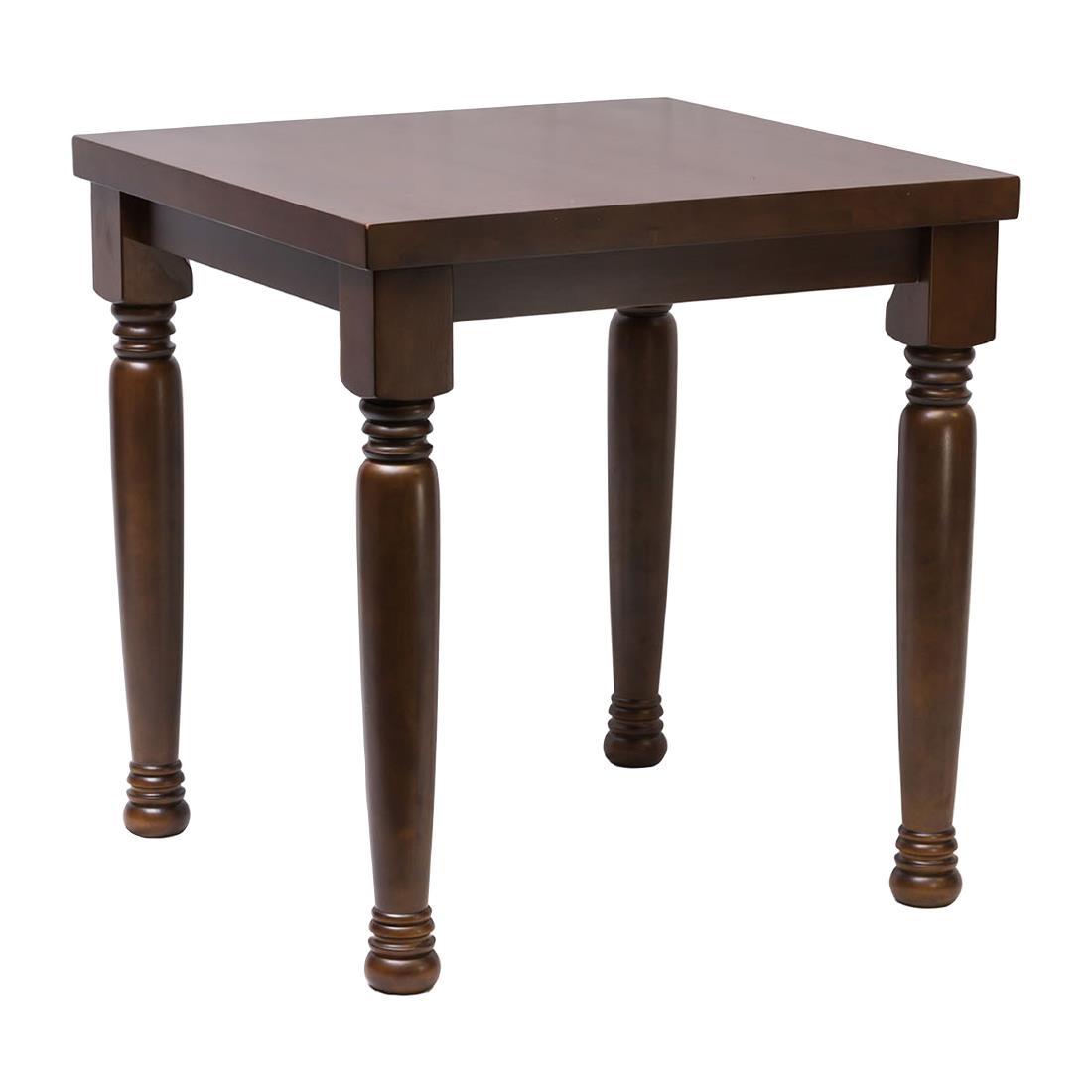 Cotswold Dark Wood Square Dining Table 700x700mm