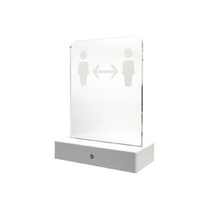 Social Distancing Sign with Motion Sensors