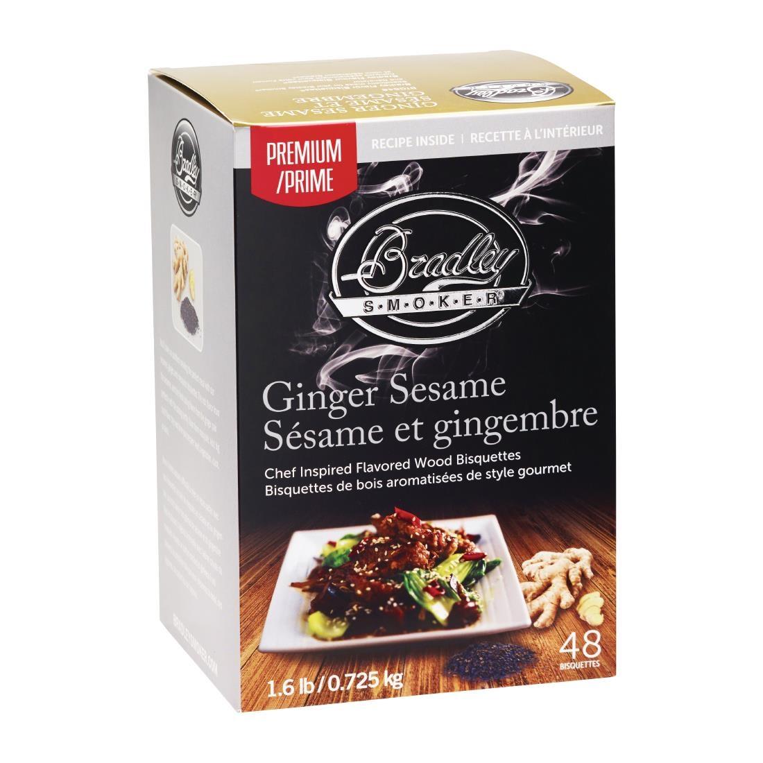Bradley Food Smoker Ginger Sesame Premium Flavour (Pack of 48)