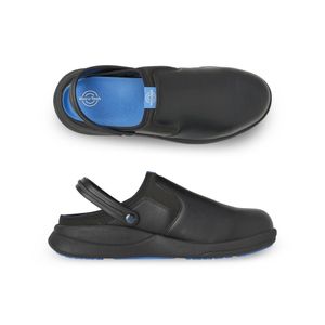 WearerTech Refresh Safety Toe Clog Black with Modular Insole Size 41