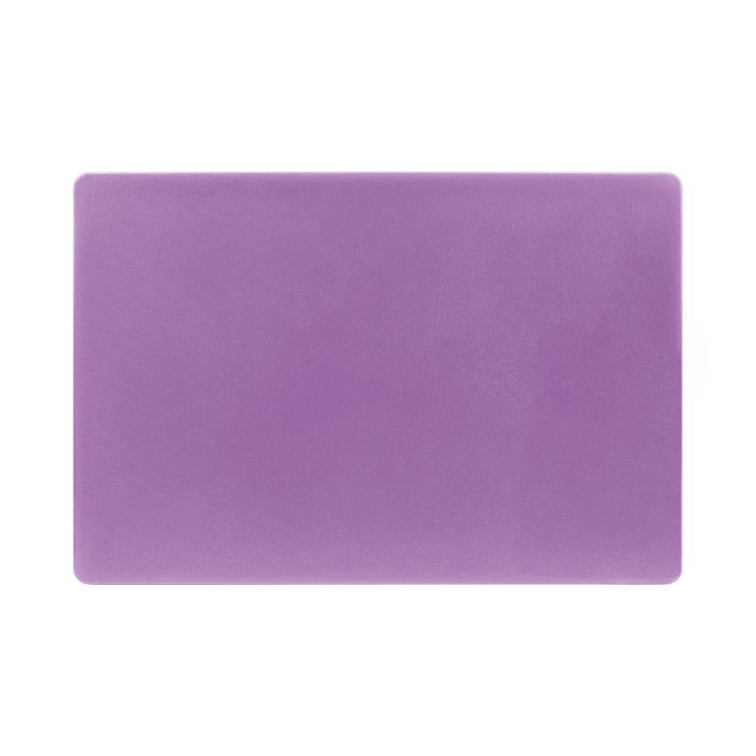 Hygiplas Low Density Chopping Board Purple - 300x450x20mm