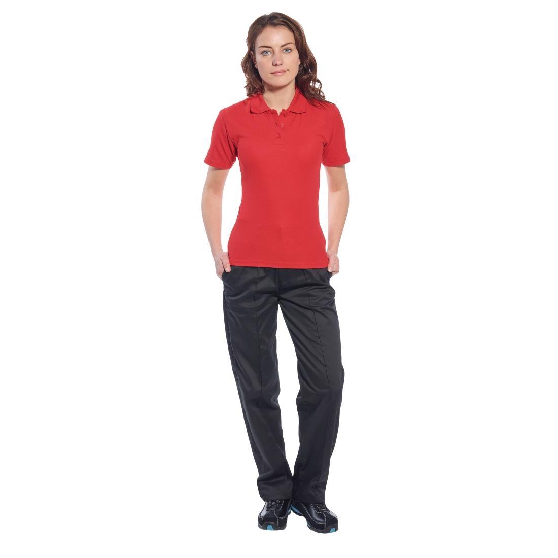Ladies Polo Shirt Red S