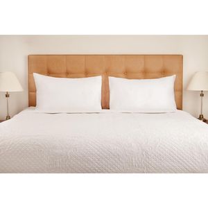 Mitre Luxury Chloe Quilted Bed Throw White Double