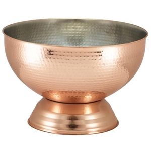 Hammered Copper Champagne Bowl 36cm - CHBWL1C - 1