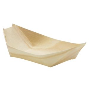 GenWare Disposable Wooden Serving Boats 9cm (100pcs) - DWSBT9 - 1