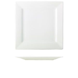 Genware Porcelain Square Plate 30cm/12" (Pack of 6) - 180630 - 1