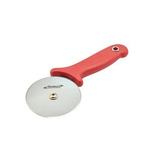 Genware Pizza Cutter Red Handle - 05-996R - 1