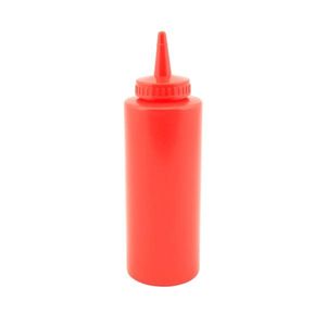 Genware Squeeze Bottle Red 12oz/35cl - SQB12R - 1