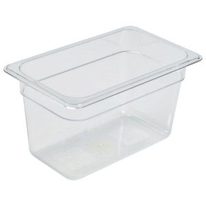 1/4 -Polycarbonate GN Pan 150mm Clear - PC14-150 - 1