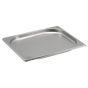 St/St Gastronorm Pan 1/2 - 20mm Deep - GN12-20 - 1