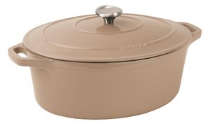Chasseur Oval Casserole With Lid Light Chestnut - 270mm - 71155 - 10324-01
