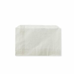BioPak 6x4" White Greaseproof Bags (Case of 1000) - BAG-GP-SMALL - 1