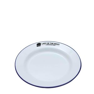 Enamel Dinner Plate (20cm) - C2587 - 1