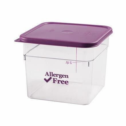 Allergen-Safe Classic CamSquare Storage Containers