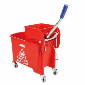 Jantex Kentucky Mop Bucket and Wringer 20Ltr Red - DL912 - 1