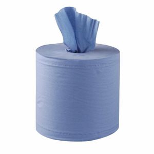 Jantex Centrefeed Blue Rolls 2-Ply 120m (Pack of 6) - DL921 - 12