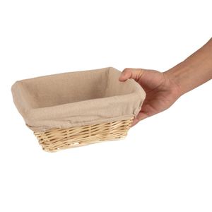 Wicker Square Basket - U748 - 3